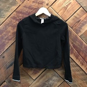 Like New H & M Black Long-Sleeve Hoodie